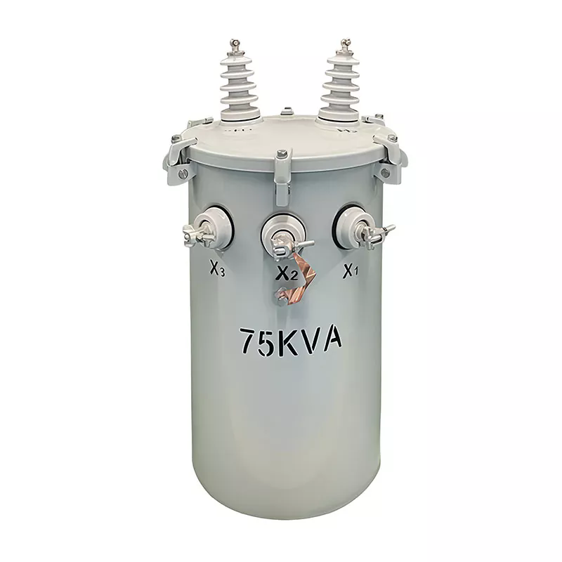 Comment un transformateur monté sur poteau de 75 KVA améliore-t-il la distribution d'énergie ?